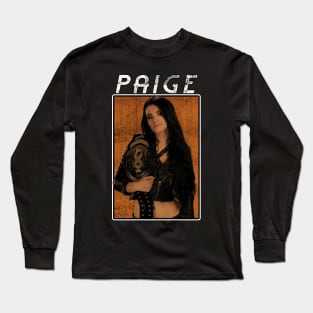 Vintage Wwe Paige Long Sleeve T-Shirt